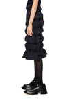 SHUSHUTONG pleated mid skirt aw21sk08 dark blue